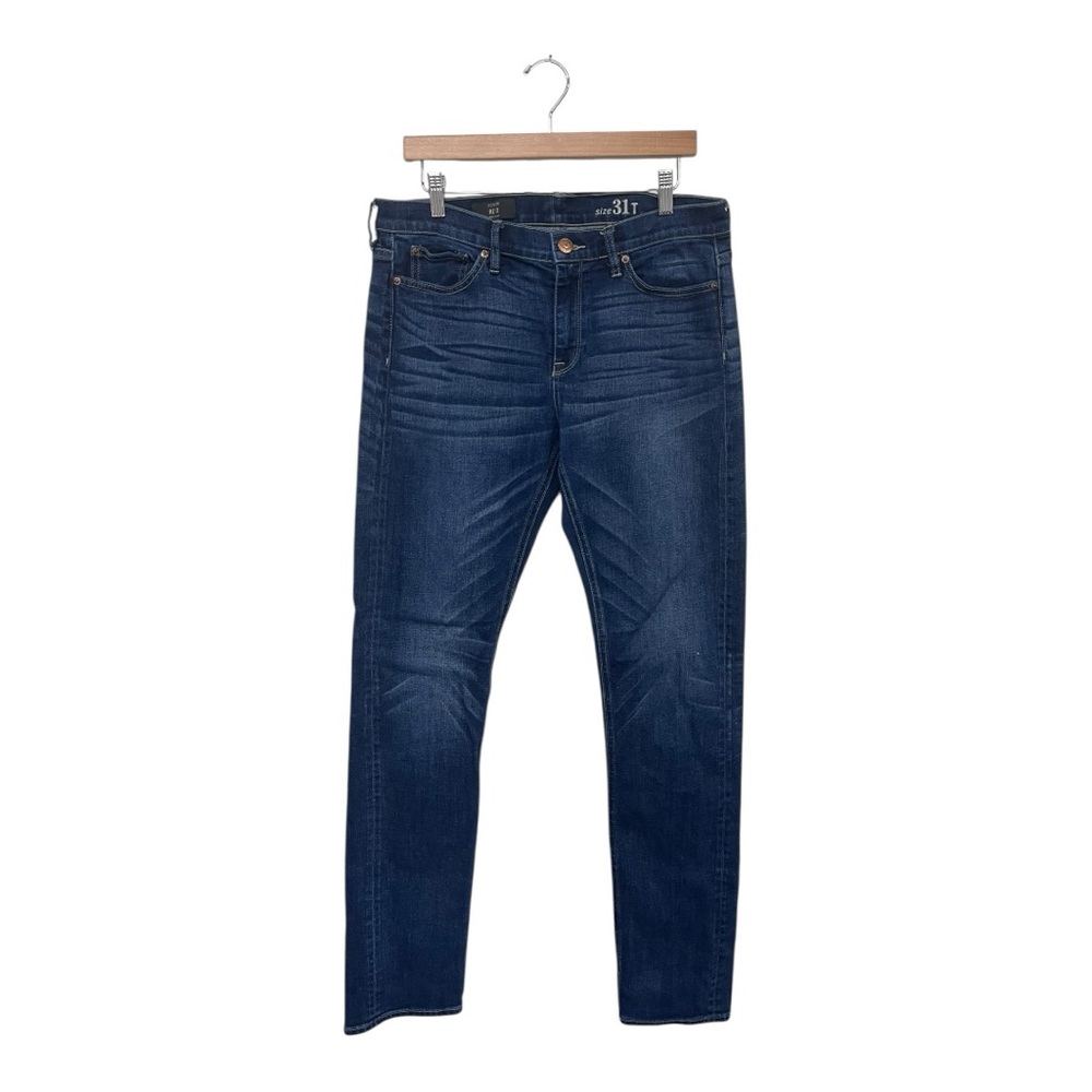 J. Crew |‎ Reid Whiskered Skinny Blue Jeans 31T Tall